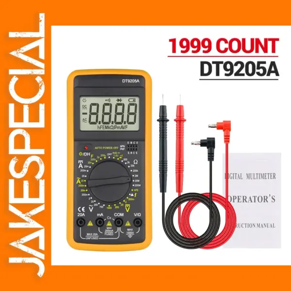DT-9205A Digital Multimeter Voltage Tester