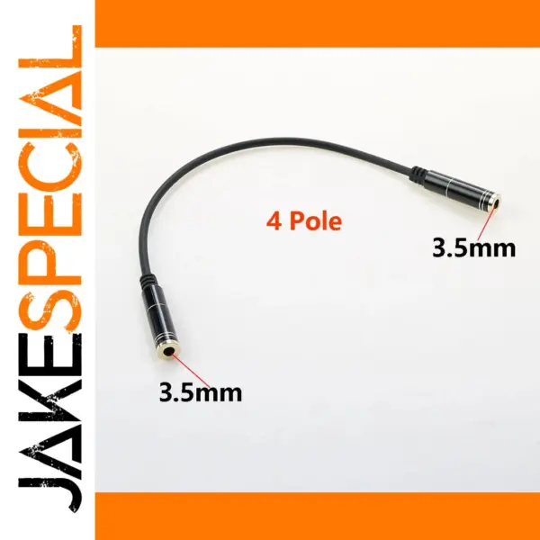 3.5mm Female-to-Female Audio Extension Cord