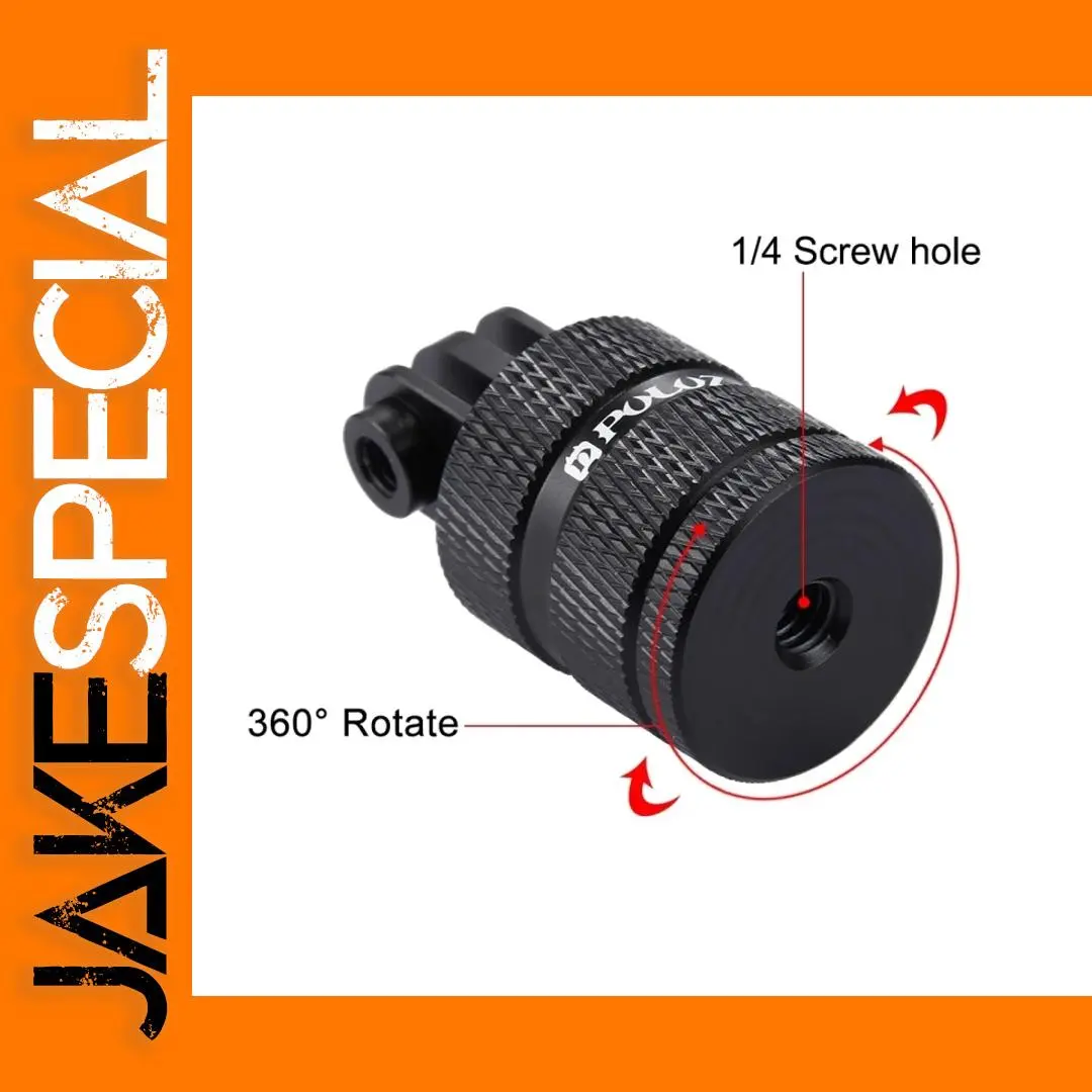PULUZ 360° Rotate Tripod Adapter for Action Cameras 1 PULUZ 360° Rotate Tripod Adapter for Action Cameras