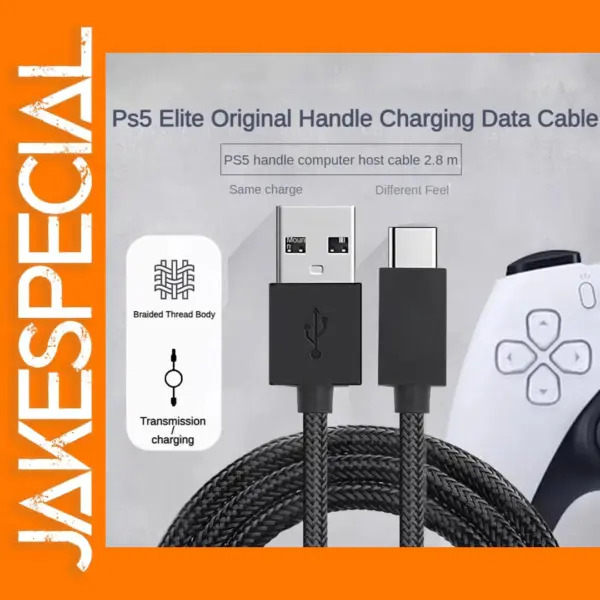 2.8m USB Type-C Fast Charging Cable for PS5