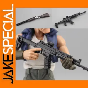 1:12 Scale Diecast Metal Gun Model for Figures