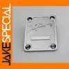 Chrome Guitar Neck Plate for Electric Bass