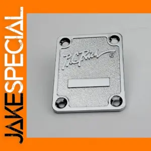 Chrome Guitar Neck Plate for Electric Bass