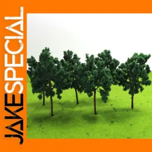 10pcs O Scale Model Trees for Dioramas
