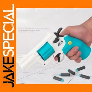 Manual Soft Dart Revolver Toy Gun Launcher