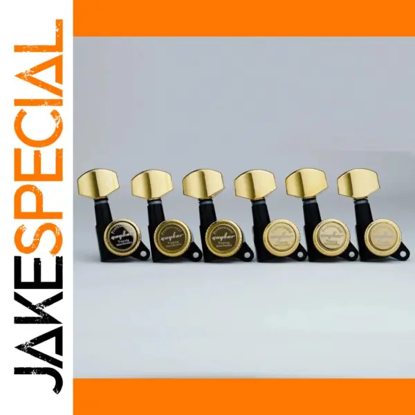 GuyKer Black Gold Guitar Lock Tuners 1:18