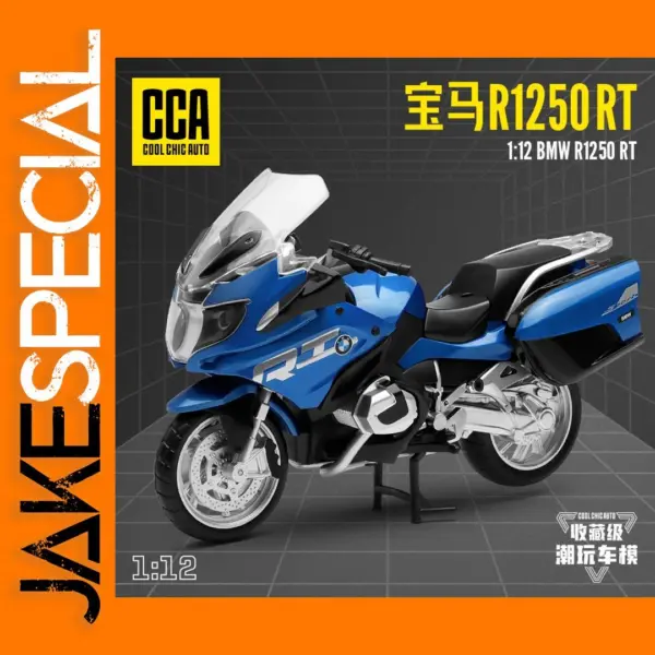 1:12 BMW R1250RT Diecast Motorcycle Model