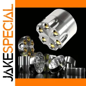 Silver Manual Herb Grinder for Spices 2.2 Inch
