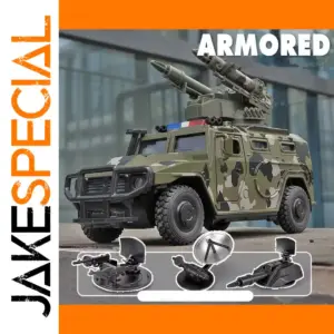 1:24 Scale Alloy Tiger Armored Truck Model