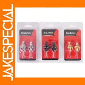 2 Piece Set Guitar Strap Locks in 3 Colors