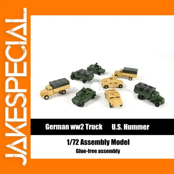 1/72 Scale Hummer Assembly Model Kit