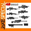 1/6 Scale Assemble Plastic Sniper Rifle Set
