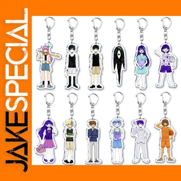 Omori Acrylic Keychain Pendant for Bags
