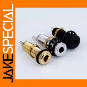 Stereo Long Threaded Output Jack for Guitar