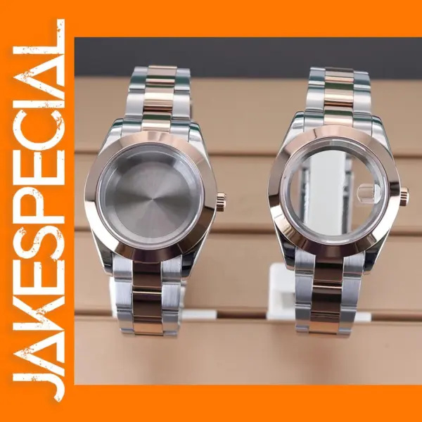 Rose Gold & Silver Watch Cases for NH Movements