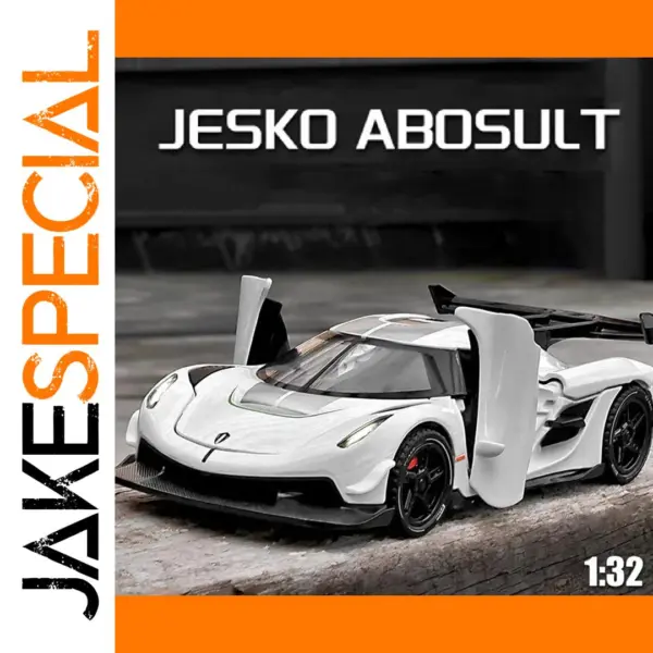1:32 Jesko Diecast Car Model with Sound Light