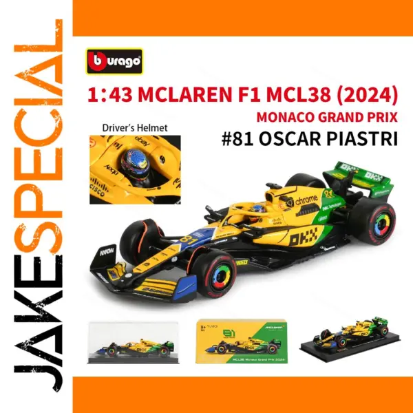 Bburago 1:43 McLaren MCL38 Diecast Model Car
