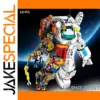 Spacewalk Astronaut Building Blocks Set