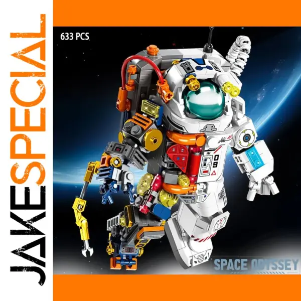 Spacewalk Astronaut Building Blocks Set
