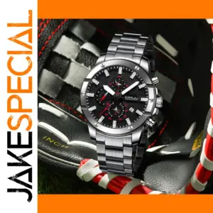 Men's Stainless Steel Chronograph Sports Watch