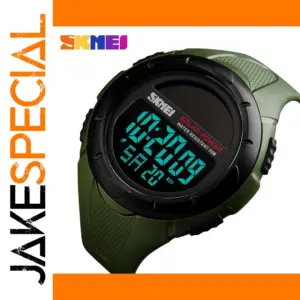 Solar Digital Sports Watch for Men