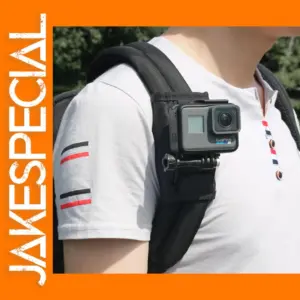 360 Degree Backpack Clip Mount for Action Cameras