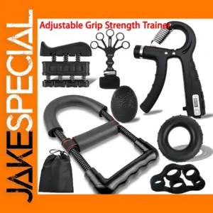 Adjustable Hand Grip Strength Trainer Kit for Injury Rehab
