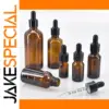 Amber Glass Refillable Dropper Bottles 5ml-100ml