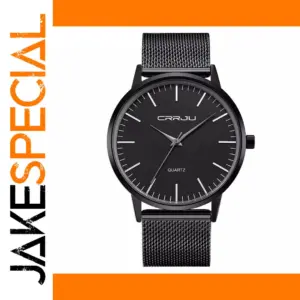 Luxury Stainless Steel Quartz Watch for Men