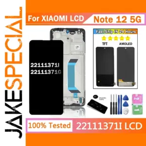 AMOLED Display for Xiaomi Redmi Note 12 5G