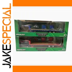 Gooseneck Flatbed Truck Trailer Model 1:64 Scale