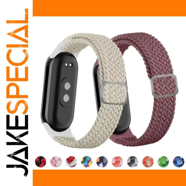 Braided Nylon Strap for Xiaomi Mi Band 8