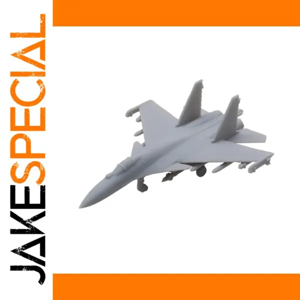 5PCS Su-37 Flanker-F Fighter Jet Models