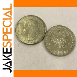 Replica 1976 Poland 500 Zlotys Kazimierz Pulaski Coin
