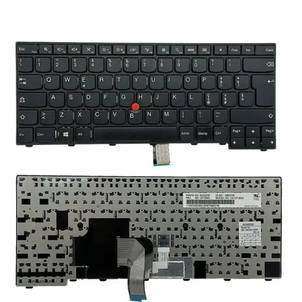 Italian Backlight Keyboard for Lenovo Thinkpad T460 - Image 3
