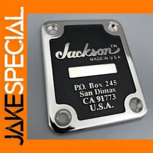 Jackson Electric Guitar Neck Plate with Screws
