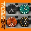 28.5mm Green/Black Dual Calendar Watch Dial for NH36