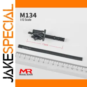 1/12 M134 Minigun Model for 6-Inch Action Figures