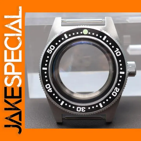 Modified Seiko 62MAS 40mm Watch Case with Sapphire Glass