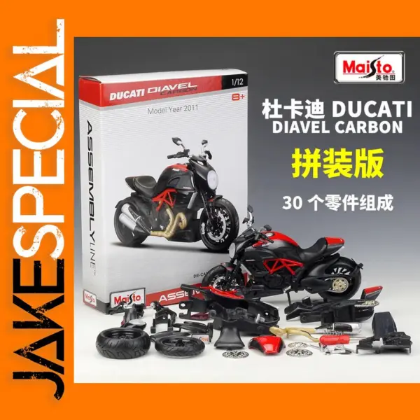 1:12 Ducati Diavel Carbon Alloy Motorcycle Model