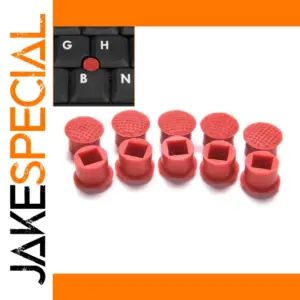 10pcs Red Rubber TrackPoint Caps for Lenovo ThinkPad