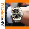 Men's Waterproof Stainless Steel Quartz Watch
