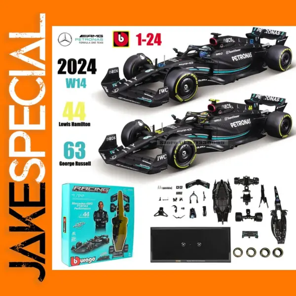 Bburago 1:24 2023 Mercedes-AMG F1 Model Car