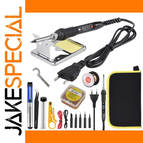JCD 80W Adjustable Soldering Iron Kit with LCD Display