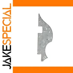 White MOP Violin and Jazz Bass Pickguard Set