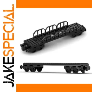 Train Vehicle Base Set with Wheels and Buffer