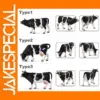 1:43 Scale Painted Cow Model Set