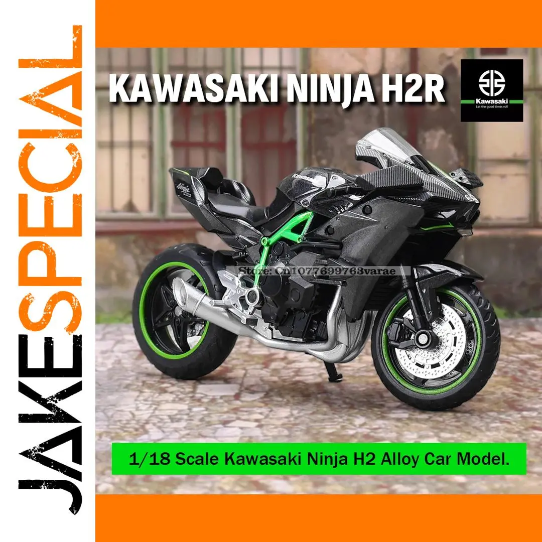 1:18 Kawasaki Ninja H2R Die-Cast Motorcycle Model 1 1:18 Kawasaki Ninja H2R Die-Cast Motorcycle Model