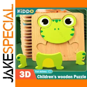 Wooden 3D Animal Puzzle for Early Learning
