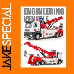 1:32 Alloy Engineering Tow Truck Model Toy